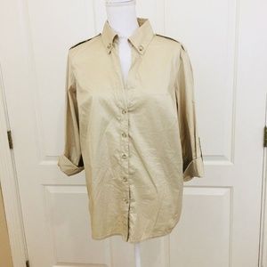 Michael Kors Women Shirt Size 14W Button Down